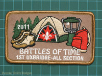 2011 1st Uxbridge All Sections Camp - Battles of Time